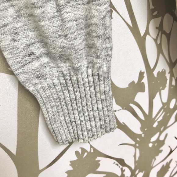 La Chateau Gray Cotton Hoodie Cardigan - Picture 3 of 5